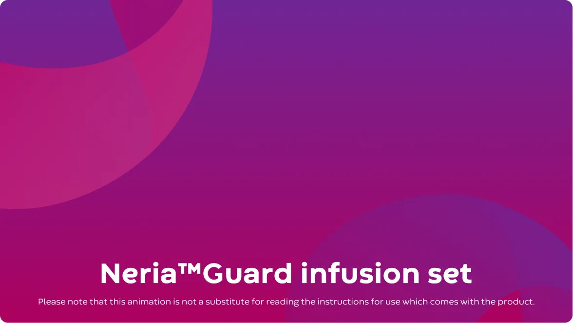 Hoe gebruikt u de Neria™ Guard-infusieset?