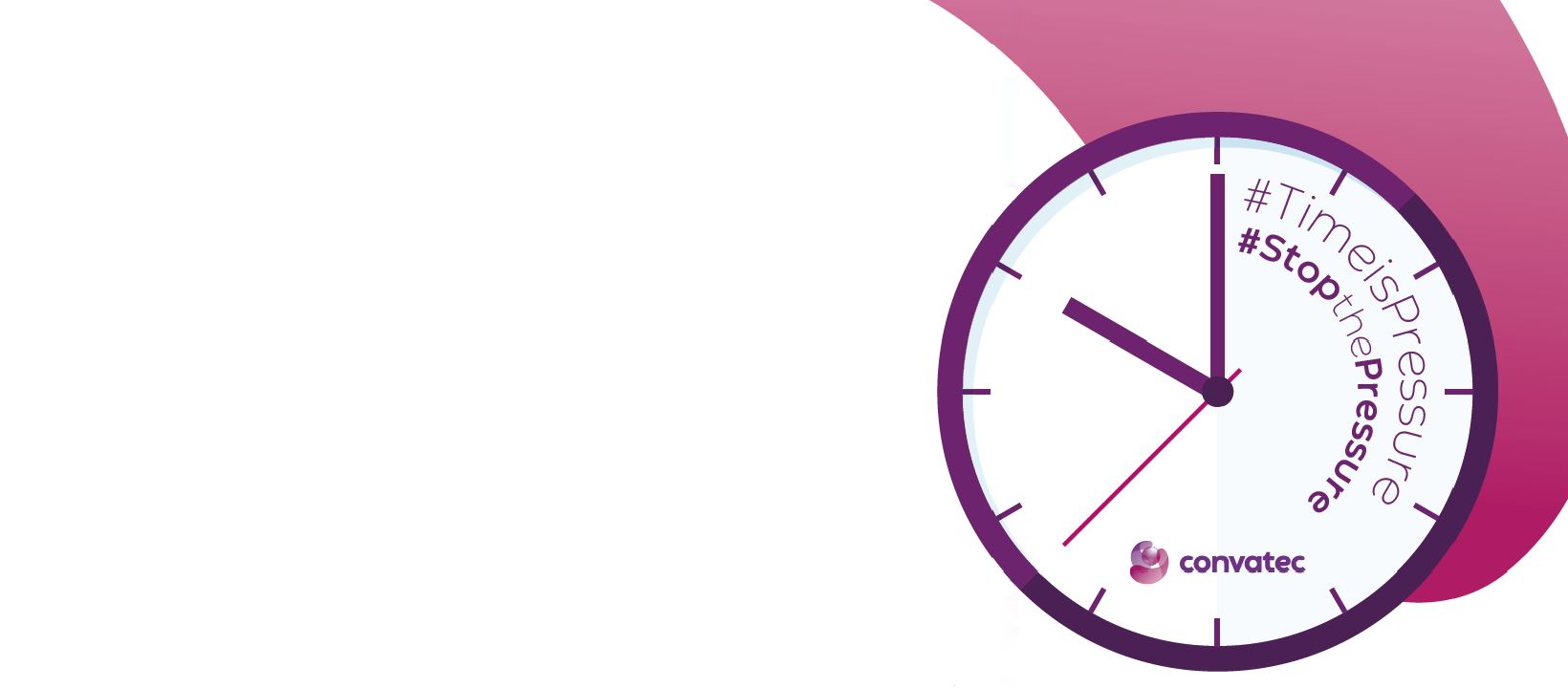 a clock with a red face